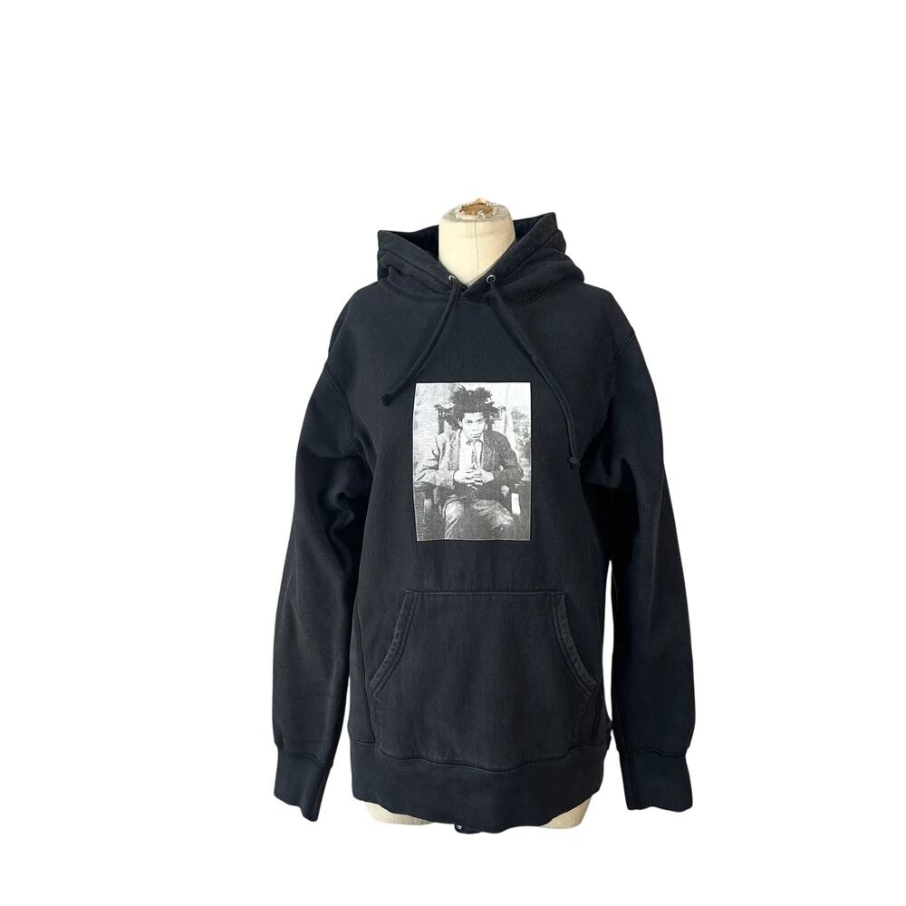 Supreme x Basquiat Portrait Hoodie in Black